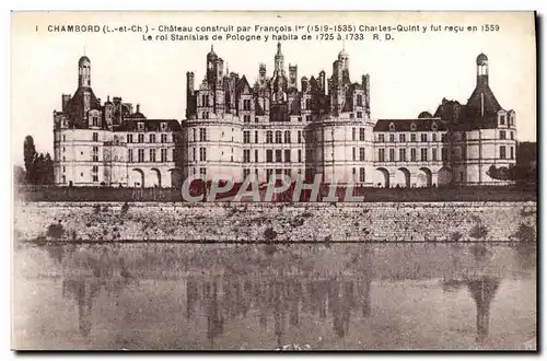 Cartes postales Chambord Chateau