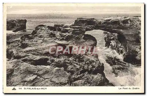 Ansichtskarte AK St Palais Sur Mer Le Pont Du Diable