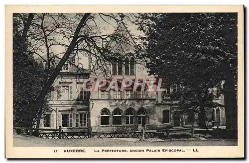 Ansichtskarte AK Auxerre La Prefecture Ancien Palais Episcopal