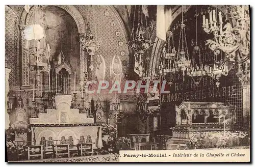 Cartes postales Paray Le Monial Interieur De La Chapelle Et Chasse