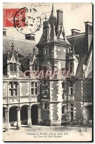 Cartes postales Chateau De Blois Aile De Louis XII La tour du petit escalier