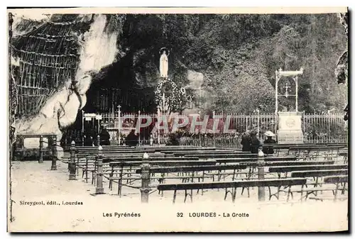 Cartes postales Lourdes La Grotte