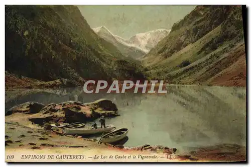 Cartes postales Cauterets Le Lac De Gaube Et Le Vignemale