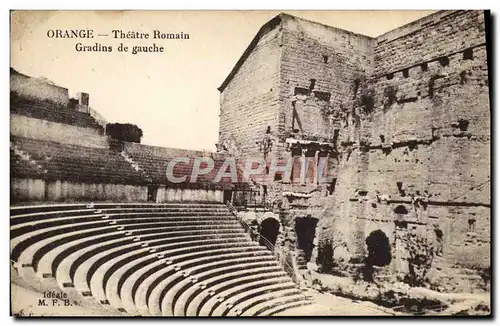 Cartes postales Orange Theatre Romain Gradins de gauche