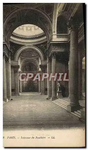 Cartes postales Paris Interieur Du Pantheon