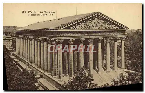 Cartes postales Paris La Madeleine