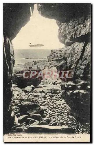 Cartes postales Cap Frehel Interieur de la grande grotte