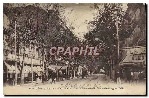 Ansichtskarte AK Toulon Boulevard de Strasbourg