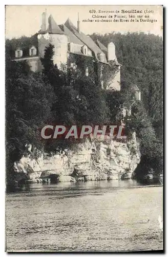 Ansichtskarte AK Souillac Chateau De Pinsac Rives de la Dordogne