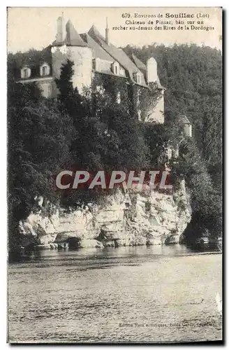 Cartes postales Souillac Chateau De Pinsac Rives de la Dordogne