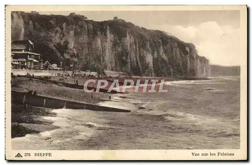 Cartes postales Dieppe Vue Sur Les Falaises