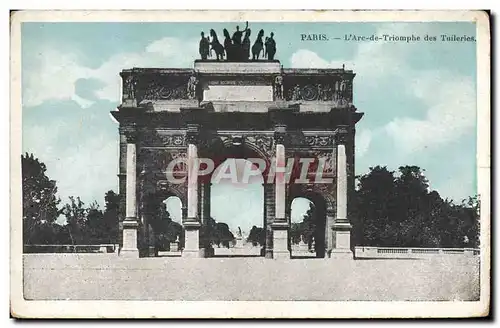 Cartes postales Paris L&#39Arc De Triomphe Des Tuileries