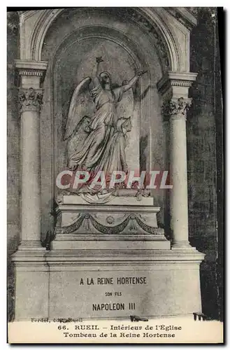 Ansichtskarte AK Rueil Interieur De I&#39Eglise Tombeau de la reine Hortense