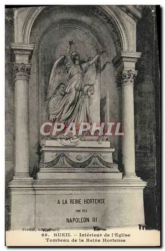Cartes postales Rueil Interieur De I&#39Eglise Tombeau de la reine Hortense