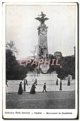 Ansichtskarte AK Petit Journal Paris Monument De Gambetta