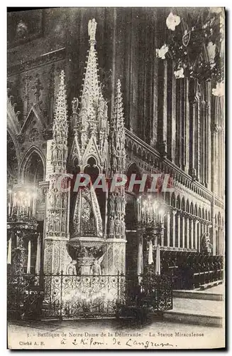 Cartes postales Basilique De Notre Dame De La Delivrande La Statue Miraculeuse