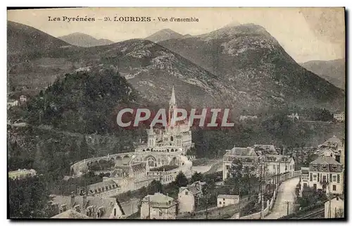 Cartes postales Lourdes Vue d&#39ensemble