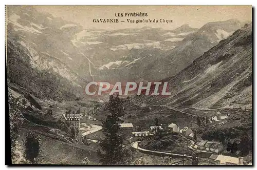 Cartes postales Gavarnie Vue generale du cirque