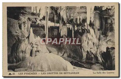 Cartes postales Les Grottes De Betharram La salle des lustres