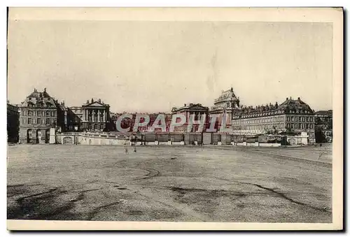 Cartes postales Palais de Versailles Facade Prise De La Plage D&#39Armes