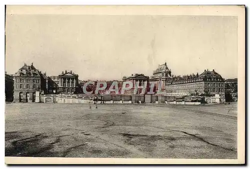 Cartes postales Palais de Versailles Facade Prise De La Plage D'Armes