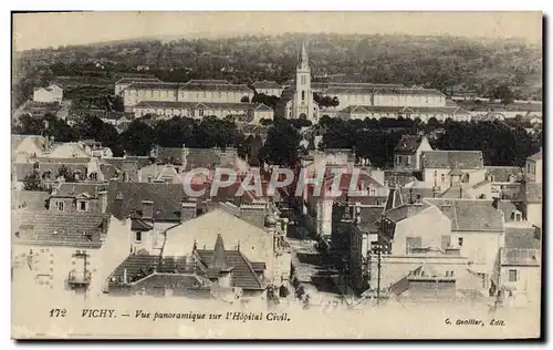 Cartes postales Vichy Vue Panoramique Sur L'Hopital Civil