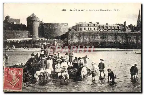 Cartes postales Saint Malo Mare aux Cannetons Enfants