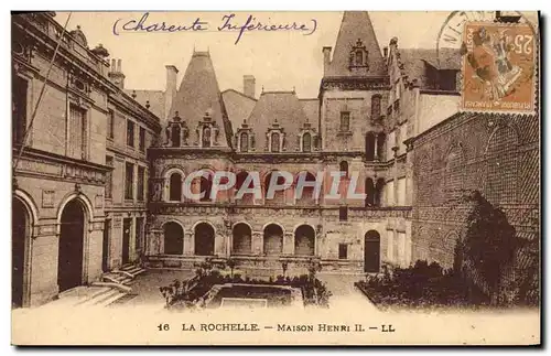 Cartes postales La Rochelle Maison Henri II