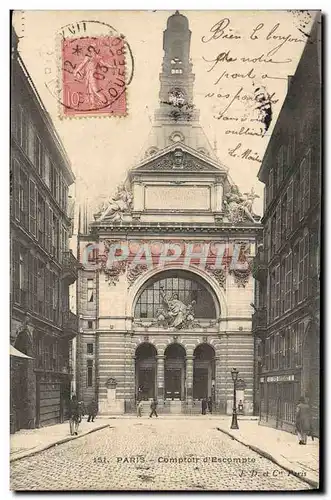 Cartes postales Paris Comptoir d&#39Escompte