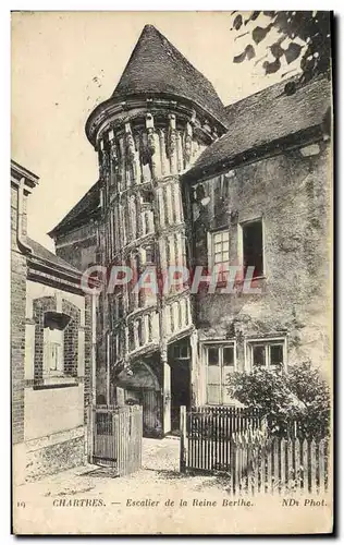 Cartes postales Chartres Escalier de la Reine Berthe