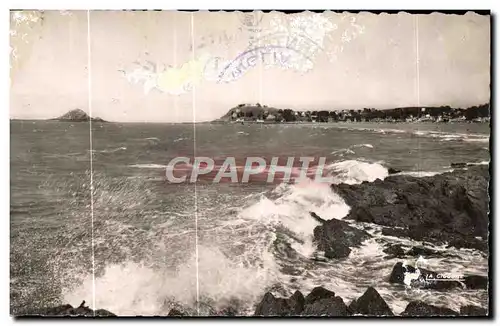 Cartes postales moderne Le Val Andre La Plage Le Verdelet vus des rochers des murs blanches