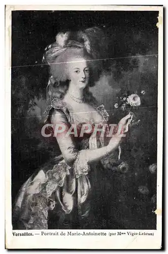 Cartes postales Versailles Portait de Marie Antoinette