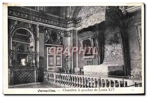 Cartes postales Versailles Chambre a Coucher de Louis XIV