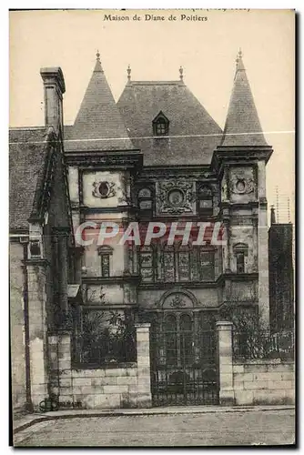 Cartes postales Orleans Maison de Diane de Poitiers