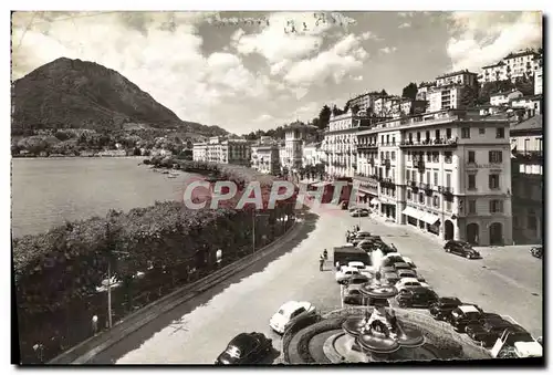 Cartes postales moderne Lugano Lungolago Monte S Salvatore