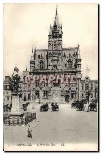 Cartes postales Compiegne L'Hotel de L'Ecu