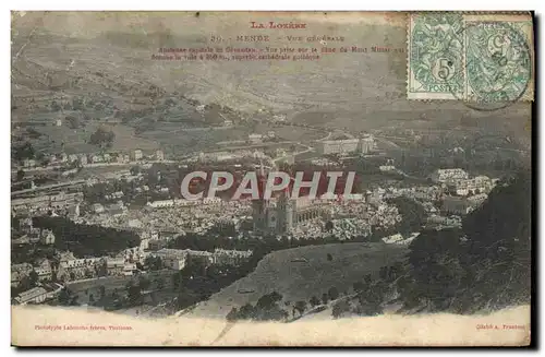 Cartes postales Mende Vue Generale