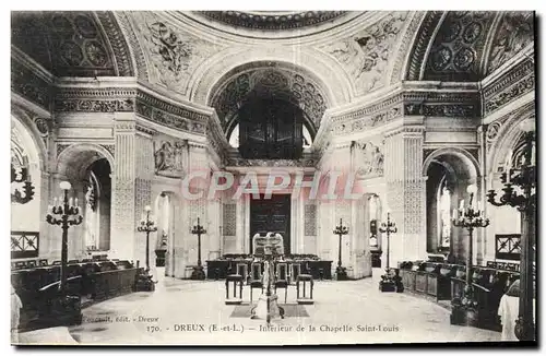 Ansichtskarte AK Dreux Interieur de la Chapelle Saint Louis