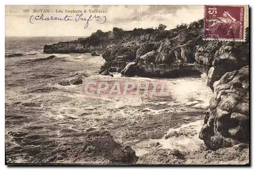 Cartes postales Royan Les rochers a Vallieres