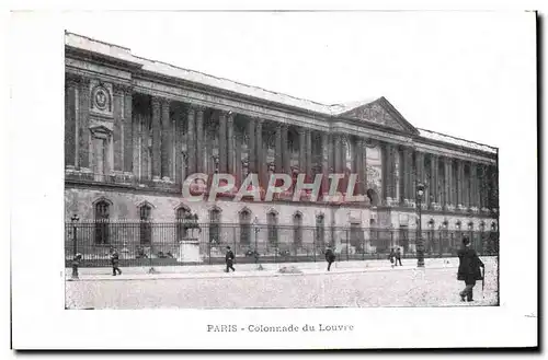 Ansichtskarte AK Paris Colonnade du Louvre