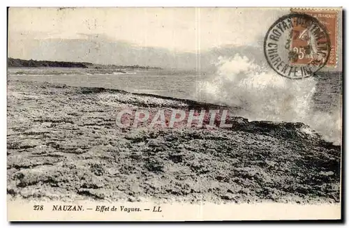 Cartes postales Nauzan Effet de Vagues