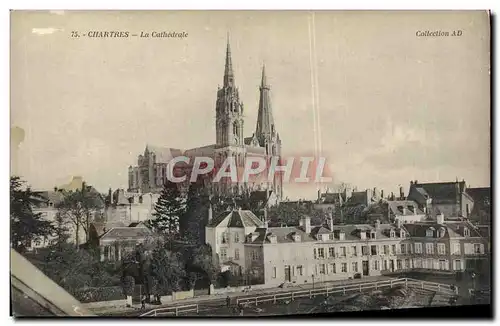 Cartes postales Chartres La Cathedrale