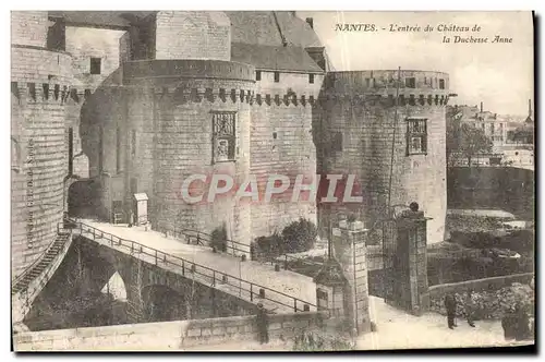 Cartes postales Nantes L&#39Entree du Chateau de La Duchesse Anne