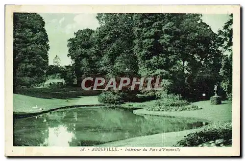 Ansichtskarte AK Abbeville Interieur du Parc d&#39Emonville