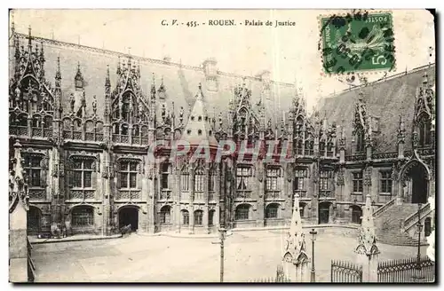 Cartes postales Rouen Palais de Justice