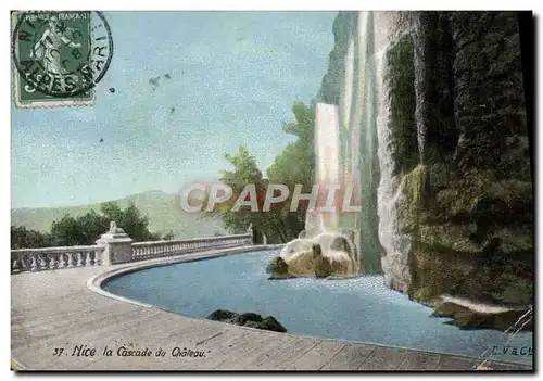 Cartes postales Nice la Cascade du Chateau