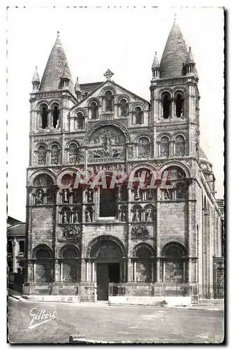 Cartes postales moderne Angouleme Cathedrale St Pierre Facade