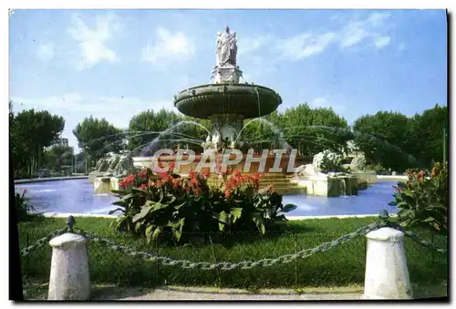 Cartes postales moderne Aix En Provence La grande Fontaine Sur La Rotonde