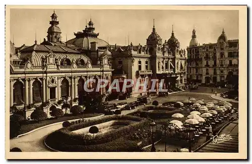 Cartes postales Monte Carlo Casino Et Hotel De Paris