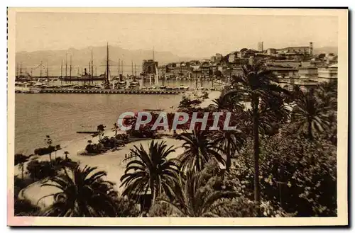 Cartes postales Cannes Vue Generale Bateaux